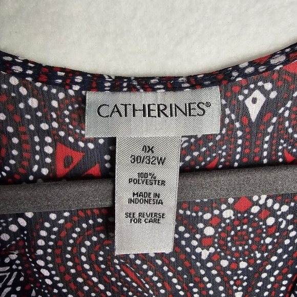 Catherine's Paisley Kimono Cardigan size 4X - Picture 6 of 8